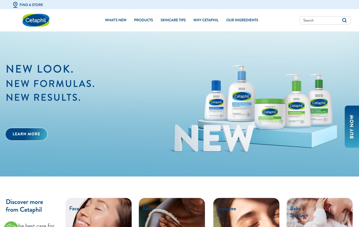 Cetaphil Singapore - E-Commerce project by Umar Jamil
